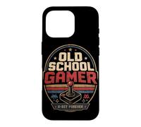 Carcasa para iPhone 16 Pro Joystick Arcade Old School Gamer de 8 bits para Siempre