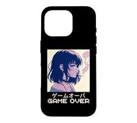 Carcasa para iPhone 16 Pro Juego de Anime Triste Japonés de los 90 para Chicas Over Vaporwave Aesthetic