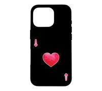 Carcasa para iPhone 16 Pro Jugando a Las Cartas Ace of Hearts Skat Poker
