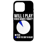 Carcasa para iPhone 16 Pro ¿Jugaré Videojuegos Hoy Sí También Sí Pero En Azul