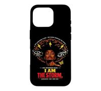 Carcasa para iPhone 16 Pro Juneteenth She Whispered I Am The Storm Women's Black History