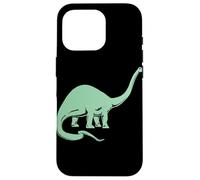 Carcasa para iPhone 16 Pro Jurásico Brontosaurio Cuello Largo Dinosaurio Prehistórico