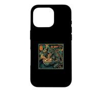 Carcasa para iPhone 16 Pro Kaiju Ramen Monstruo Fideos Monstruo Japonés