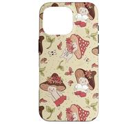 Carcasa para iPhone 16 Pro Kawaii Mushroom Fairy Pattern For Women Cute Hello Autumn