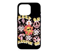 Carcasa para iPhone 16 Pro Keep On Keepin' On Retro Daisy Graphic