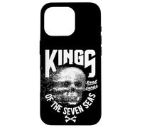 Carcasa para iPhone 16 Pro King of The Seven Seas Wild Abstract Skull Real Gangs