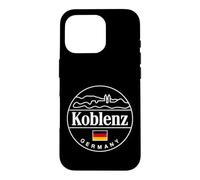 Carcasa para iPhone 16 Pro Koblenz Alemania Ciudad Viaje Diseño Vintage