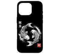 Carcasa para iPhone 16 Pro Koi Fish Japonés Yin y Yang Harmony Balance