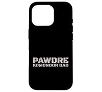 Carcasa para iPhone 16 Pro Komondor Dad Dog Owner Canine Father Design
