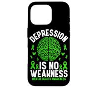 Carcasa para iPhone 16 Pro La depresión no es una Debilidad Conciencia sobre la Salud Mental