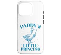 Carcasa para iPhone 16 Pro La pequeña Princesa con Corona de Ganso de papá y su Linda Hija