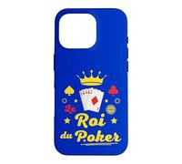Carcasa para iPhone 16 Pro Le ROI Du Poker Cadeau As de Pique Cartes Casino Las Vegas
