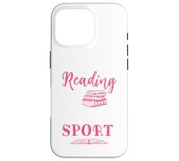 Carcasa para iPhone 16 Pro Leer es mi Lector de Gusanos de Biblioteca para Amantes de los Libros Deportivos