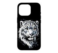 Carcasa para iPhone 16 Pro Leopardo de Las Nieves Panthera Uncia Gran Felino