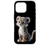 Carcasa para iPhone 16 Pro Leopardo de Las Nieves Panthera Uncia Gran Felino