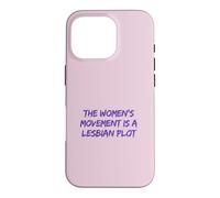 Carcasa para iPhone 16 Pro Lesbian Plot Vintage 70s Feminist tee Lavender Menace Histor