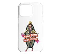 Carcasa para iPhone 16 Pro Letra de Columbia Stay Sane Inside Insanity Rose Tint My World