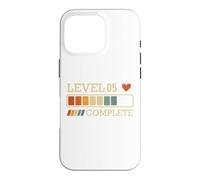 Carcasa para iPhone 16 Pro Level 05 Complete Vintage 05 Years 5th Wedding Anniversary