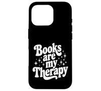 Carcasa para iPhone 16 Pro Libros Son mi Terapia Lectura Cita