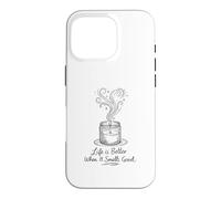 Carcasa para iPhone 16 Pro Life Is Better When It Smells Good Candle Maker Gift