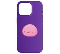 Carcasa para iPhone 16 Pro Lindo Personaje Kawaii Rosa Blob Adorable