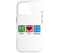 Carcasa para iPhone 16 Pro Lindo Radiólogo Paz Amor Radiología