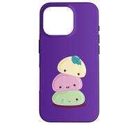Carcasa para iPhone 16 Pro Lindos Personajes de Mochi Kawaii Apilados