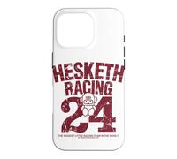 Carcasa para iPhone 16 Pro Logotipo Retro del Equipo Biggest Champion, Mascota del Reino Unido, 24 Pulgadas, de Hesketh Racing