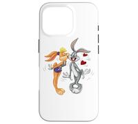 Carcasa para iPhone 16 Pro Looney Tunes Bugs and Lola Kiss Valentine's Day