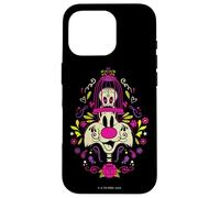 Carcasa para iPhone 16 Pro Looney Tunes Dia de los Muertos Sylvester & Tweety Halloween