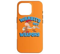 Carcasa para iPhone 16 Pro Looney Tunes Elmer and Bugs Wabbits Not Weapons