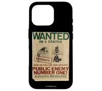Carcasa para iPhone 16 Pro Looney Tunes Slyvester Wanted Public Enemy