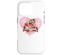 Carcasa para iPhone 16 Pro Looney Tunes Taz Crazy In Love Valentine's Day