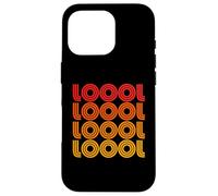 Carcasa para iPhone 16 Pro Loool LOL Funny Laugh LMAO LMFAO Lolol Abreviatura Abreviatura Abanico Texto