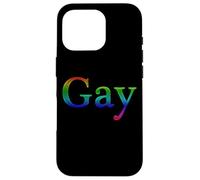 Carcasa para iPhone 16 Pro Los Derechos de los homosexuales legalizan el Matrimonio Gay LGBTQIA Bandera del Orgullo Gay