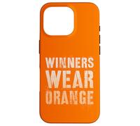 Carcasa para iPhone 16 Pro LOS GANADORES Usan Naranja Campamento de Verano Team Building War Game Day
