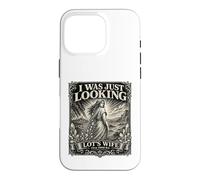 Carcasa para iPhone 16 Pro Lots Wife Circa 1900 BC Divertido Fe Humor Diseño Chistes Chistes