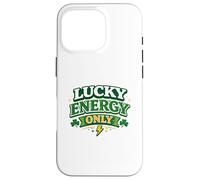 Carcasa para iPhone 16 Pro Lucky Energy Only 17 de Marzo Fiesta Irlandesa Clover St Patricks