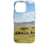 Carcasa para iPhone 16 Pro Maasai Mara Savannah Kenia Vida Silvestre Paisaje Escena