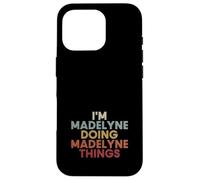 Carcasa para iPhone 16 Pro Madelyne Name Madelyne Personalized Name First Given
