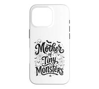 Carcasa para iPhone 16 Pro Madre Espeluznante de Monstruos diminutos Divertido Halloween Ghost Mom