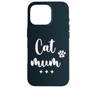 Carcasa para iPhone 16 Pro Mamá de Gato, Loca mamá de Gato