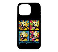 Carcasa para iPhone 16 Pro Mama Golden Retriever Estilo Pop Art