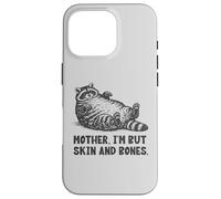 Carcasa para iPhone 16 Pro Mamá Soy Pero Piel y Huesos Divertido Mapache