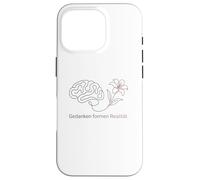 Carcasa para iPhone 16 Pro Manifestación Psicología Subconsciente Gedanken Realität
