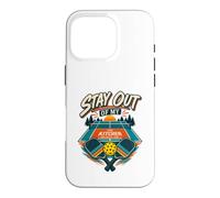 Carcasa para iPhone 16 Pro Mantente Fuera de mi Cocina Divertido Jugador de Pickleball