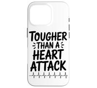 Carcasa para iPhone 16 Pro Más Duro Que Un Ataque Al Corazón. Resiliencia Y Coraje