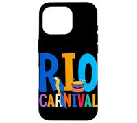 Carcasa para iPhone 16 Pro Máscara de Carnaval de Río Brasil Festival de Brasil Recuerdo brasileño
