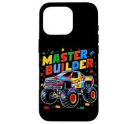 Carcasa para iPhone 16 Pro Master Builder Monster Truck - Bloques de construcción para niños