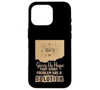 Carcasa para iPhone 16 Pro Math Gives Us Hope Problem Solution Inspirational Teacher